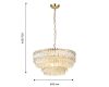 Подвесная люстра Favourite Adamas 4781-12P