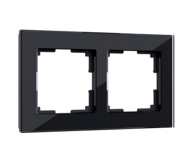 Рамка на 2 поста Werkel Favorit черный W0021108 4690389159589