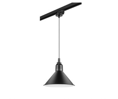 Трековый светильник Lightstar Track 1 black L1T765027 (765027+592007)