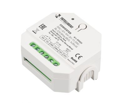 Конвертер сигнала Arlight DALI-0/1-10V-301-72-DRO-RL-DIN White (BUS, 1x20mA) (IARL, IP20 Пластик) 055820
