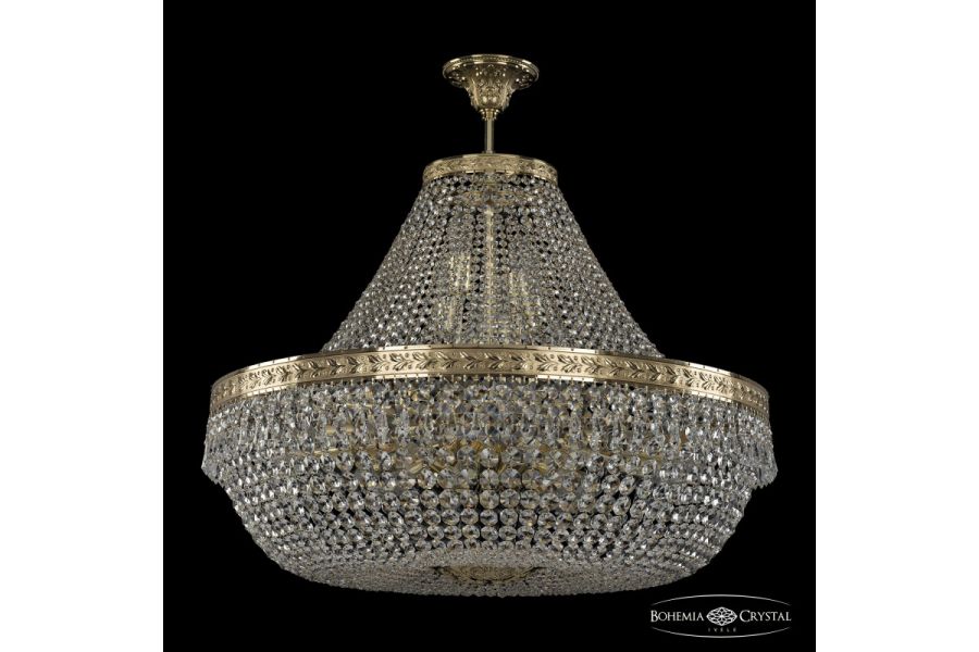 Люстра на штанге Bohemia Ivele Crystal 19011/H1/80IV G