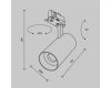Трековый трехфазный светильник Maytoni Focus Led TR197-3-20WCCT-M-W