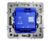 Выключатель встраиваемый Voltum S70 для жалюзи 10А, (сталь) VLS020705