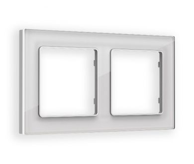 Рамка двухместная Ambrella Volt Platos AF330402