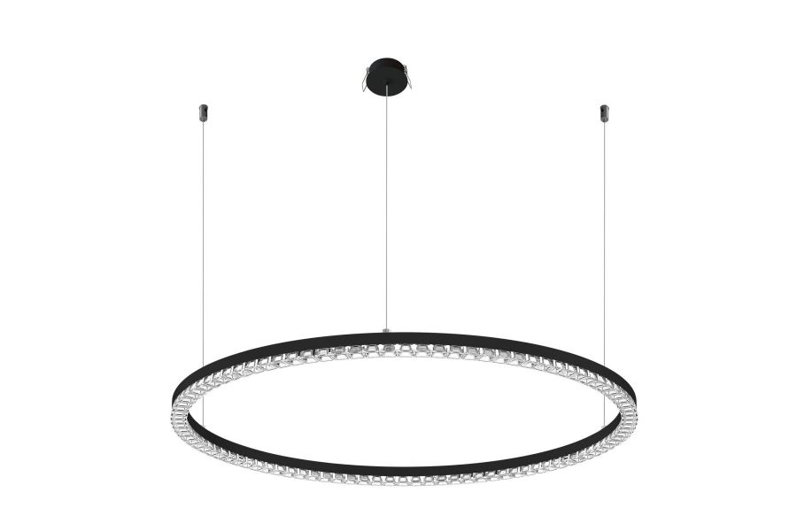 Подвесная люстра Arlight SP-DIAMOND-R650-36W Warm3000 (BK, 45 deg, 230V, TRIAC) 054473