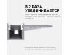 Профиль под штукатурку Apeyron ширина ленты до 10мм (рассеиватель, заглушки - 2шт) 08-50