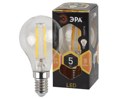 Лампа светодиодная Эра E14 5W 2700K F-LED P45-5W-827-E14 Б0043437