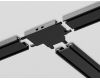 Коннектор T-образный для шинопровода Ambrella Light Magnetic Ultra Slim Track System GV1122