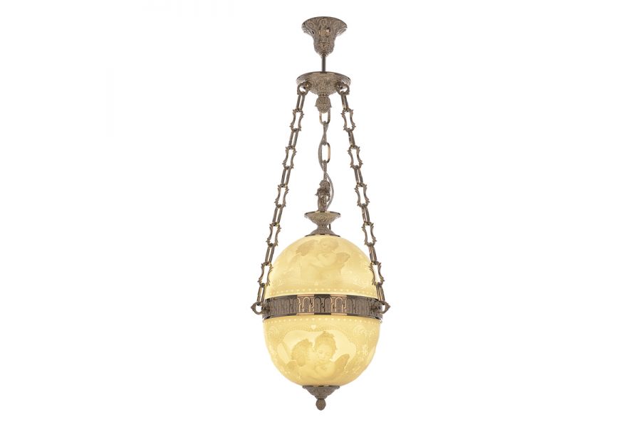 Подвесной светильник Bohemia Ivele Crystal 71000P/25 NW Angel FA4S