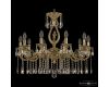 Подвесная люстра Bohemia Ivele Crystal Verona 72401/10/250 A G FA4M
