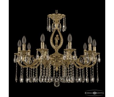 Подвесная люстра Bohemia Ivele Crystal Verona 72401/10/250 A G FA4M