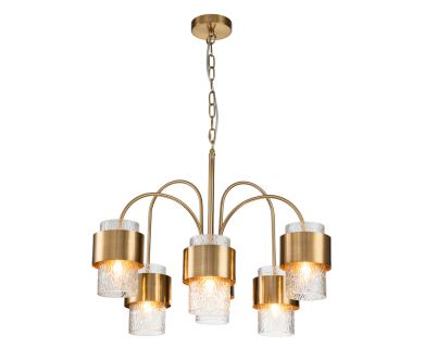 Подвесная люстра Indigo Eleganza 12019/A/6P Brass V000322