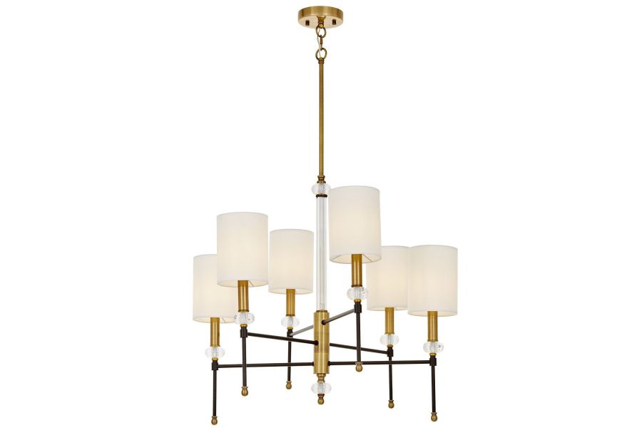 Подвесная люстра Lumina Deco Rodezio LDP 1229-6-NF MD