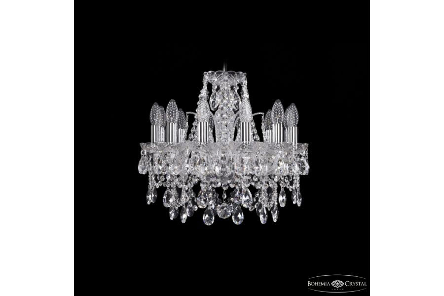 Подвесная люстра Bohemia Ivele Crystal 1411/12/141 Ni