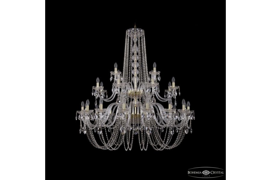 Подвесная люстра Bohemia Ivele Crystal 1402/16+8+4/460/2d G