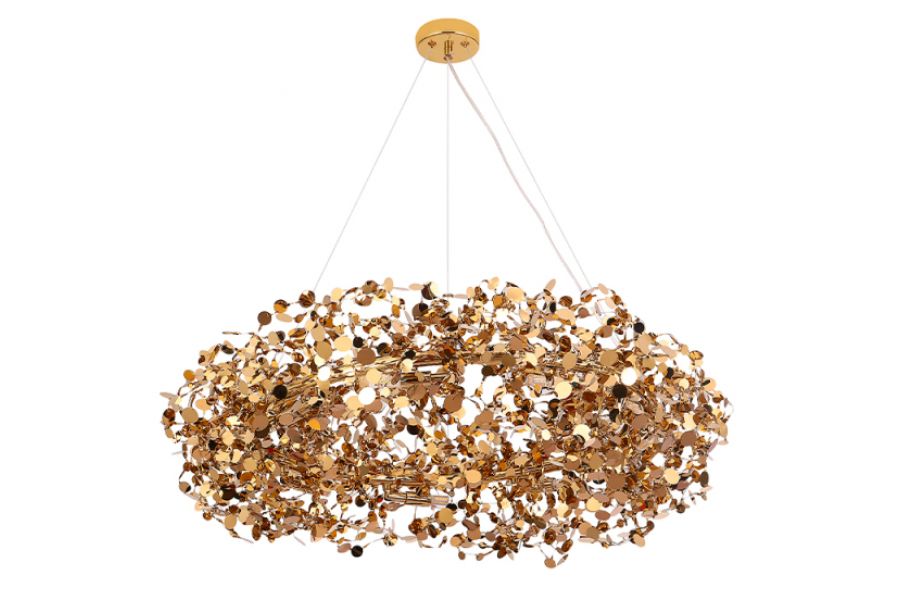 Подвесная люстра Crystal Lux GARDEN SP9 D800 GOLD