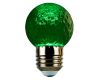 Лампа светодиодная Feron LB-385 шар зеленый прозрачный E27 1W 230V 52163