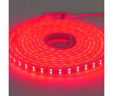 Светодиодная влагозащищенная лента Horoz 5W/m 156LED/m 2835SMD красный 50M 081-006-0001 HRZ00002728