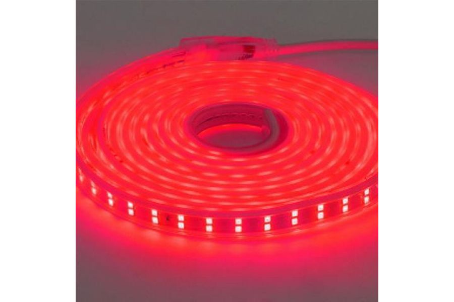 Светодиодная влагозащищенная лента Horoz 5W/m 156LED/m 2835SMD красный 50M 081-006-0001 HRZ00002728