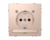 Розетка Schneider Electric Merten D-Life 16A с/з и LED модулем MTN2304-6051