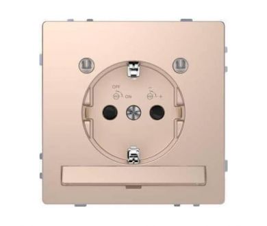 Розетка Schneider Electric Merten D-Life 16A с/з и LED модулем MTN2304-6051