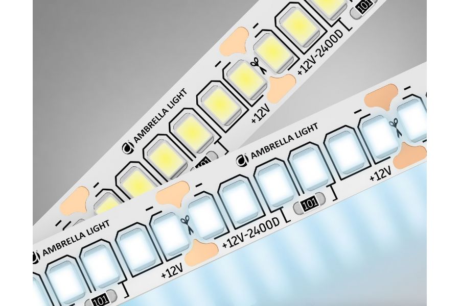 Светодиодная лента Ambrella Light LED Strip 12В 2835 17Вт/м 6500K 5м IP20 GS1403