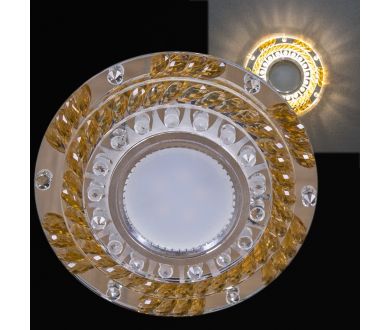 Встраиваемый светильник Reluce 22092-9.0-001PL MR16+LED3W CL+GD