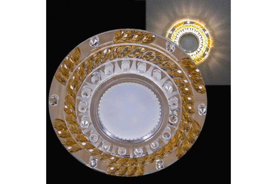 Встраиваемый светильник Reluce 22092-9.0-001PL MR16+LED3W CL+GD