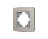 Рамка алюминиевая на 1 пост Arlight FRM-AKIRY-SFAL-1-SR 049684