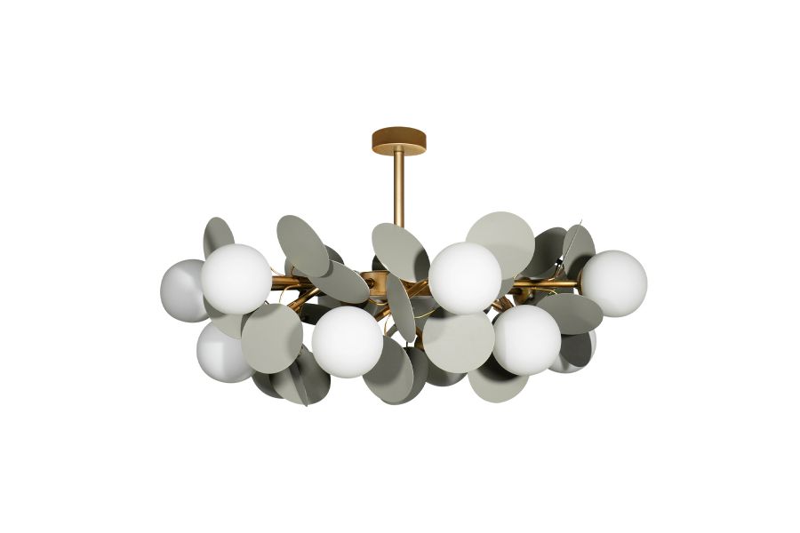 Люстра на штанге Loft IT Matisse 10008/12 Grey