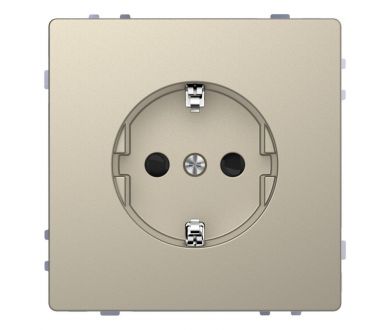 Розетка Schneider Electric Merten D-Life 16А с з/к и шторками MTN2300-6033