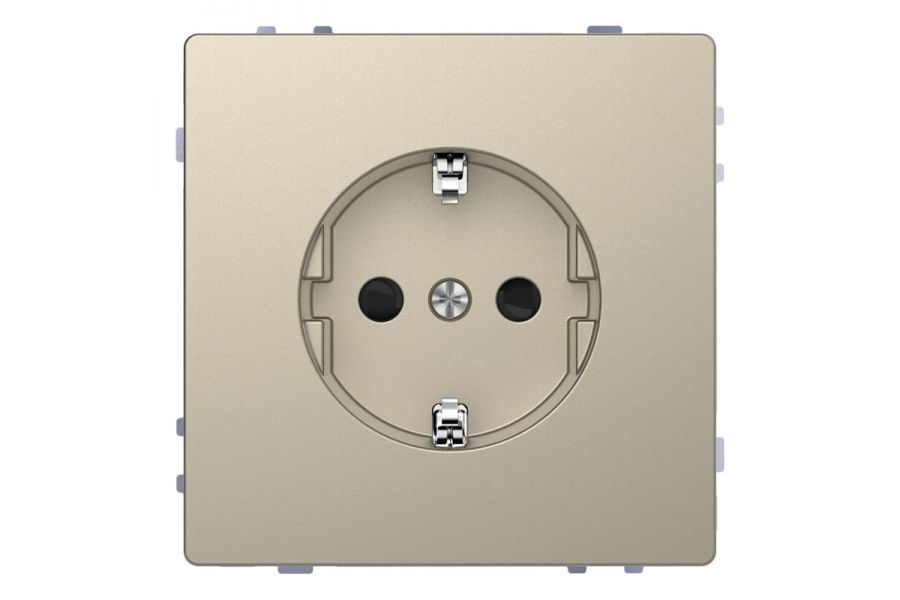 Розетка Schneider Electric Merten D-Life 16А с з/к и шторками MTN2300-6033