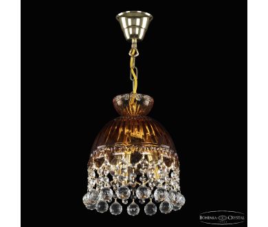Подвесной светильник Bohemia Ivele Crystal 5478/22 G Amber/M-1G Balls