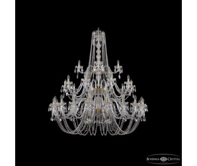 Подвесная люстра Bohemia Ivele Crystal 1402/20+10+5/530/3d G