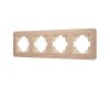 Рамка на 4 поста алюминиевая Arlight FRM-AKIRY-AL-4-GD 049733