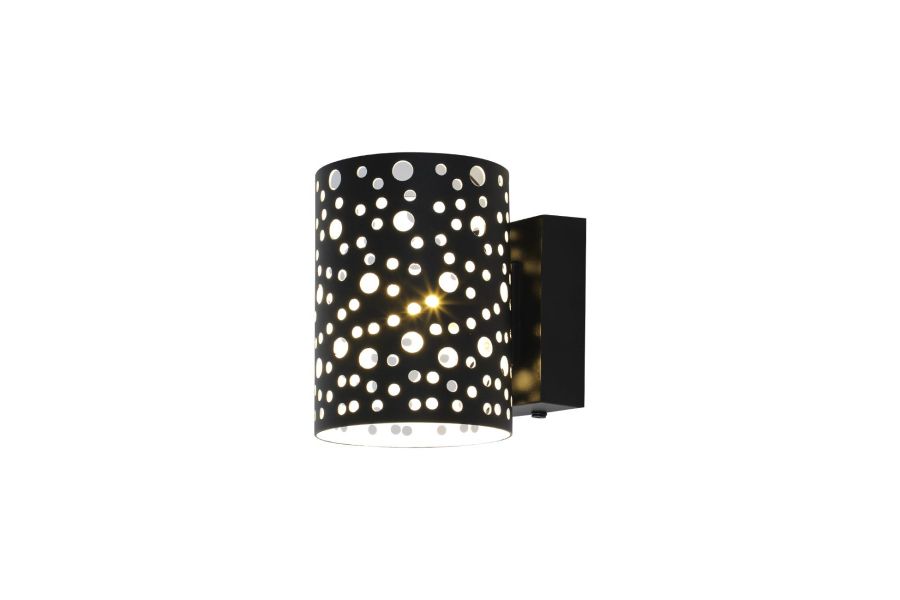 Уличный настенный светильник Escada Setebos 30016W/01 Black