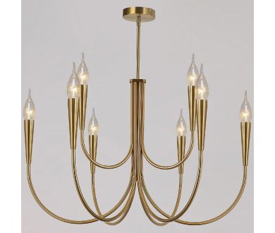 Люстра на штанге Illumico IL0441-9P-79 BRASS VASE