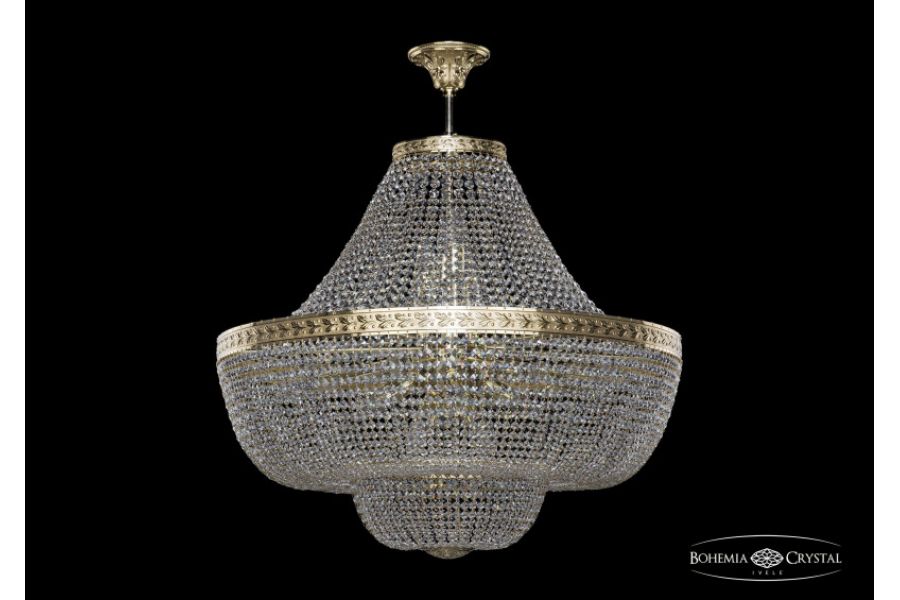 Люстра на штанге Bohemia Ivele Crystal 19091/H1/80IV G