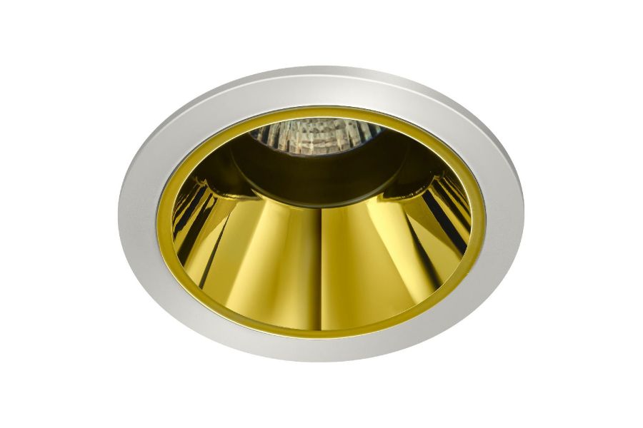 Встраиваемый светильник AM Group AM329 WH+GOLD