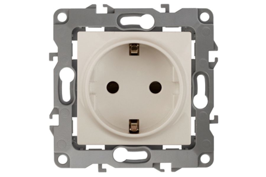 Розетка 2P+E Schuko Эра 12-2001-02 Б0014682