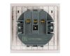 Розетка 1-местная Stekker 250В 16А Мия RST16-3112-08 50485