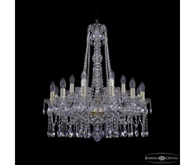 Подвесная люстра Bohemia Ivele Crystal 1413/12+6/220/h-73 G