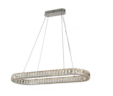 Подвесная люстра Newport 8580/90 C oval chrome М0071380