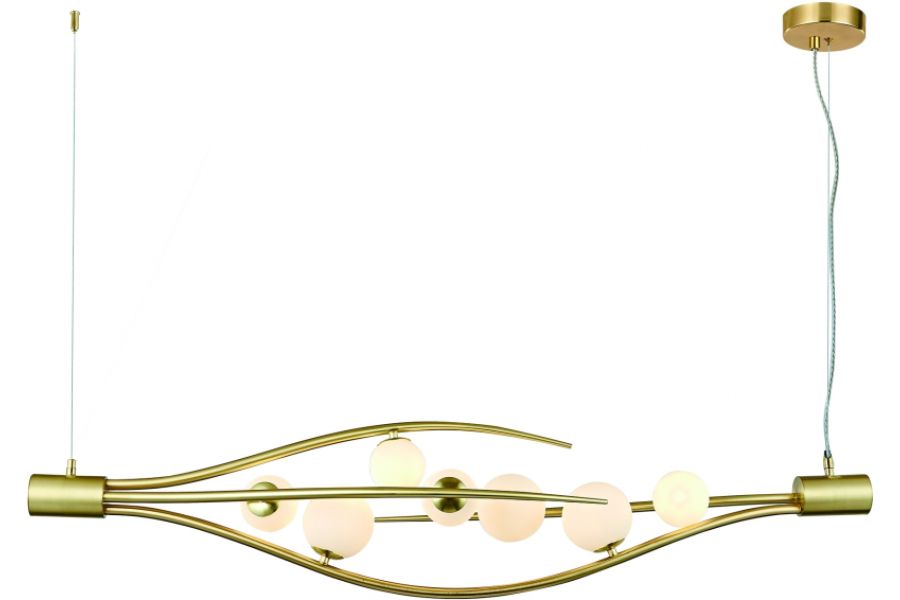 Подвесная люстра Indigo Flusso 11025/7P Gold V000231