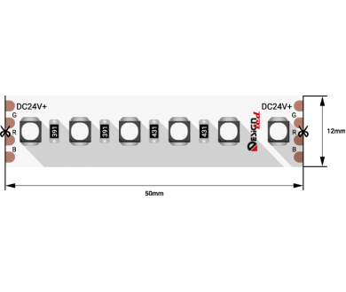 Светодиодная лента DesignLed DSG3A120-24-RGB-33 002845