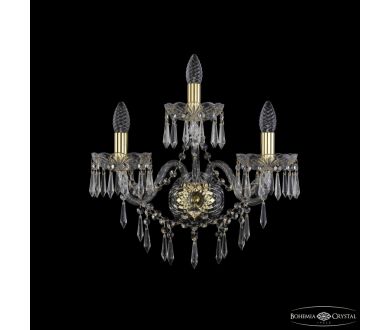 Купить Бра Bohemia Ivele Crystal 1403B/2+1/195/XL G Бра Bohemia Ivele Crystal 1403B/2+1/195/XL G