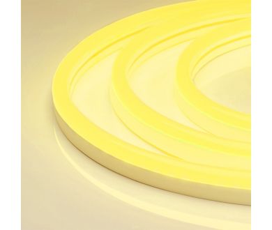 Светодиодная герметичная лента Arlight WAVE-SIDE-A120-12x25mm 230V Yellow (12 W/m, IP67, 50m, wire x2) 051937