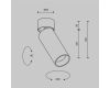 Спот Maytoni Technical Focus Led C055CL-L12W2.7K-SS-W