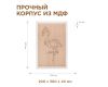 Светодиодный ночник Apeyron Фламинго теплый белый 2хАА МДФ 12-178