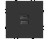 Розетка 2-местная USB + Type C Stekker RST10-5115-05 Эмили 49853